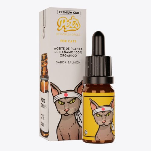 Aceite CBD Gatos 3%-Salmón