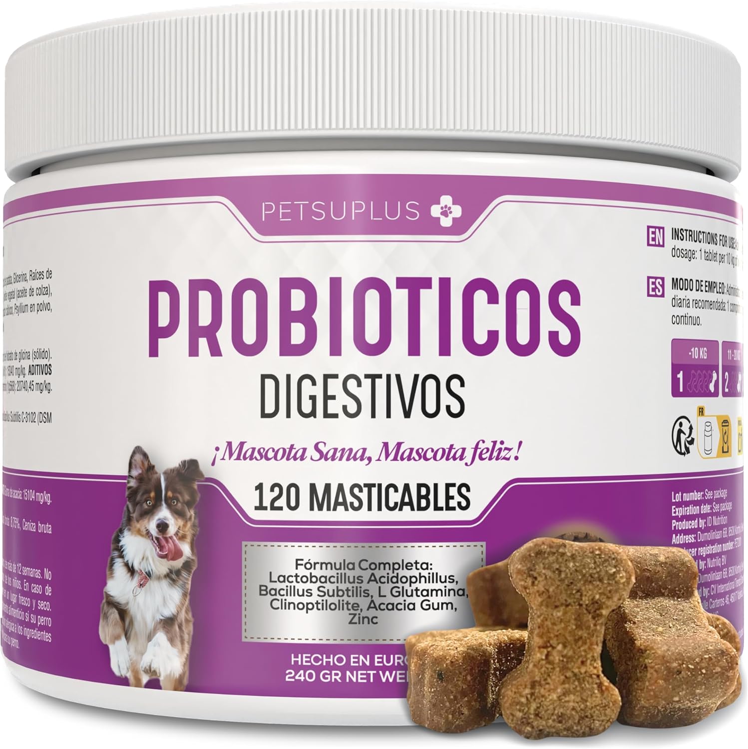 Probioticos perro petsuplus